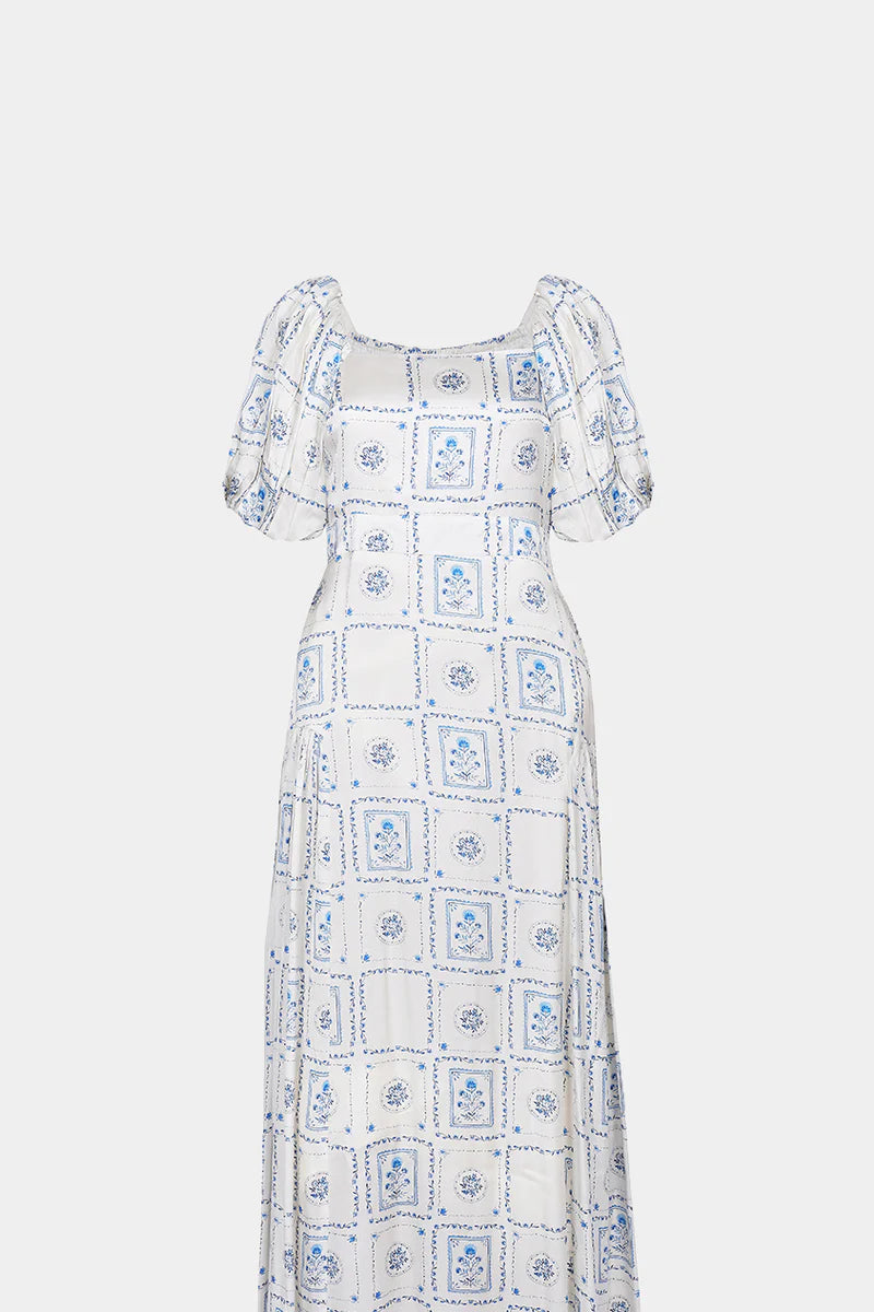 BRDR Chelsea Postcard Print Dress