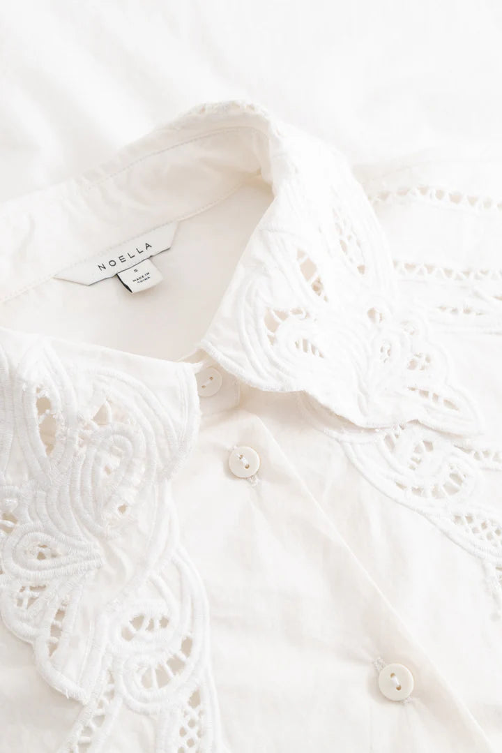 Noella Maisy Openwork Boxy Shirt
