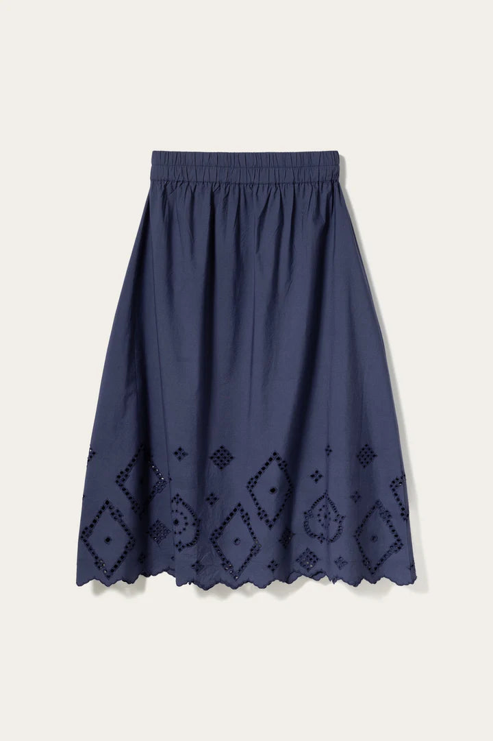 Noella Marisol Openwork Midi Skirt