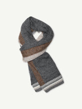Load image into Gallery viewer, Gustav Etine Striped Lurex Scarf

