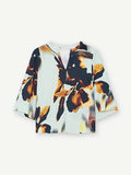 Gustav Wash Aqua Flower Neomi Blouse