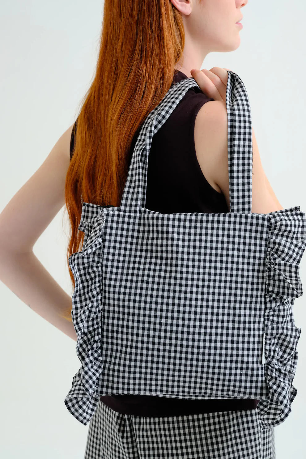 Compania Fantastica Gingham Bag