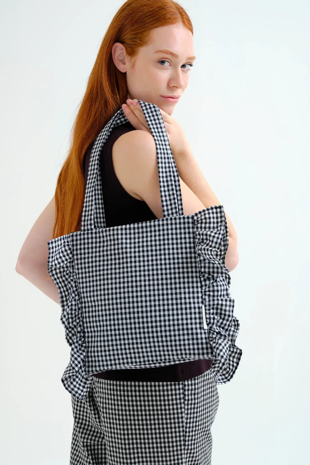 Compania Fantastica Gingham Bag