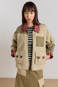 Damson Madder Marcelle Reversible Barn Jacket