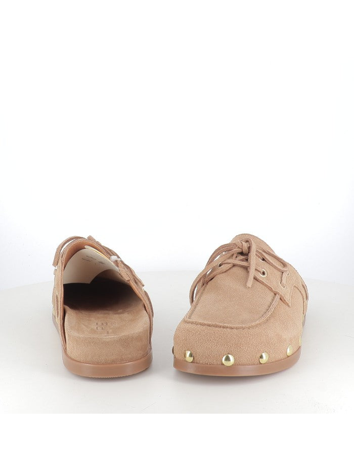 Alpe Suede Loafer Style Mule