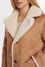 Load image into Gallery viewer, Numph NuElliot Faux Shearling Reversible Coat
