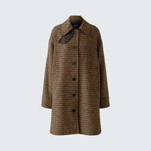 Load image into Gallery viewer, Oui Wool Woven Check Oversized Coat
