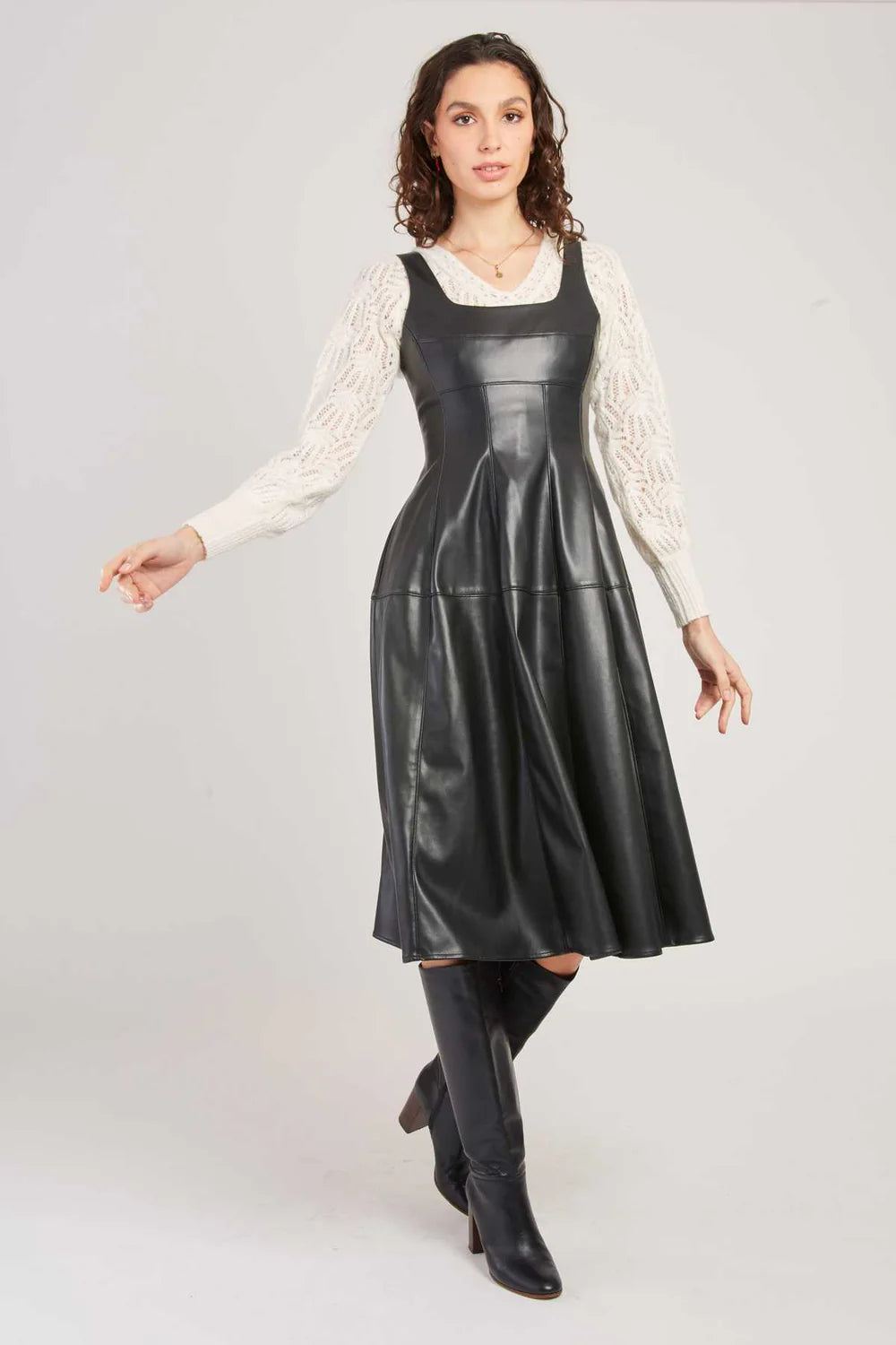 Derhy Valeska PU Dress