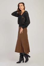 Load image into Gallery viewer, Derhy Galante Knitted Midi Skirt
