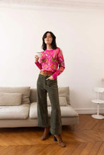 Load image into Gallery viewer, Derhy Rainbow Soft Corduroy Pants
