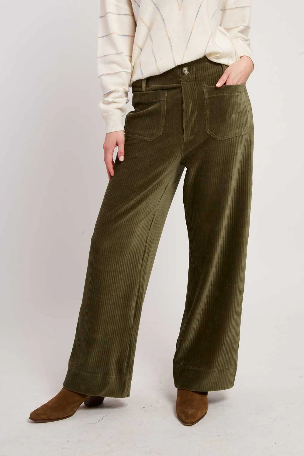 Derhy Rainbow Soft Corduroy Pants