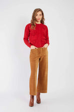 Load image into Gallery viewer, Derhy Baby Red Rose Cardigan
