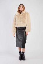 Load image into Gallery viewer, Derhy Revolution Faux Fur Jacket
