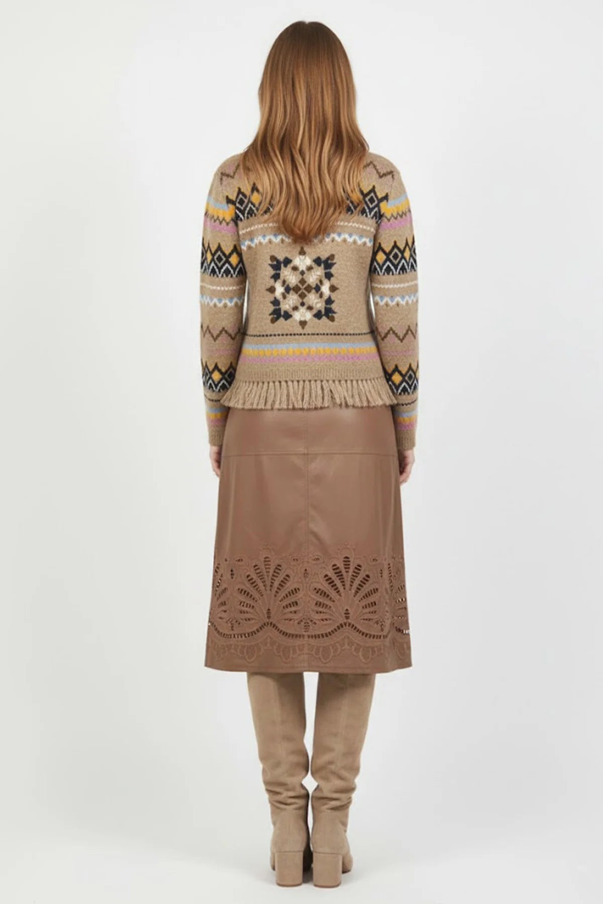 Derhy Enora Alpine Fringed Knit
