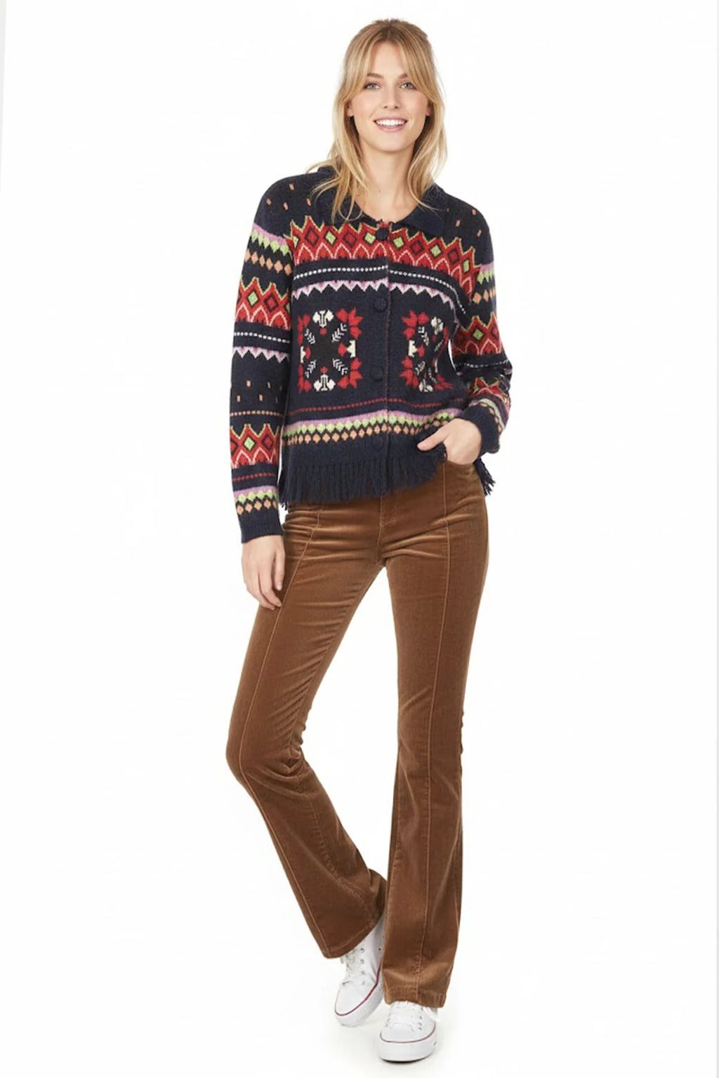Derhy Enora Alpine Fringed Knit