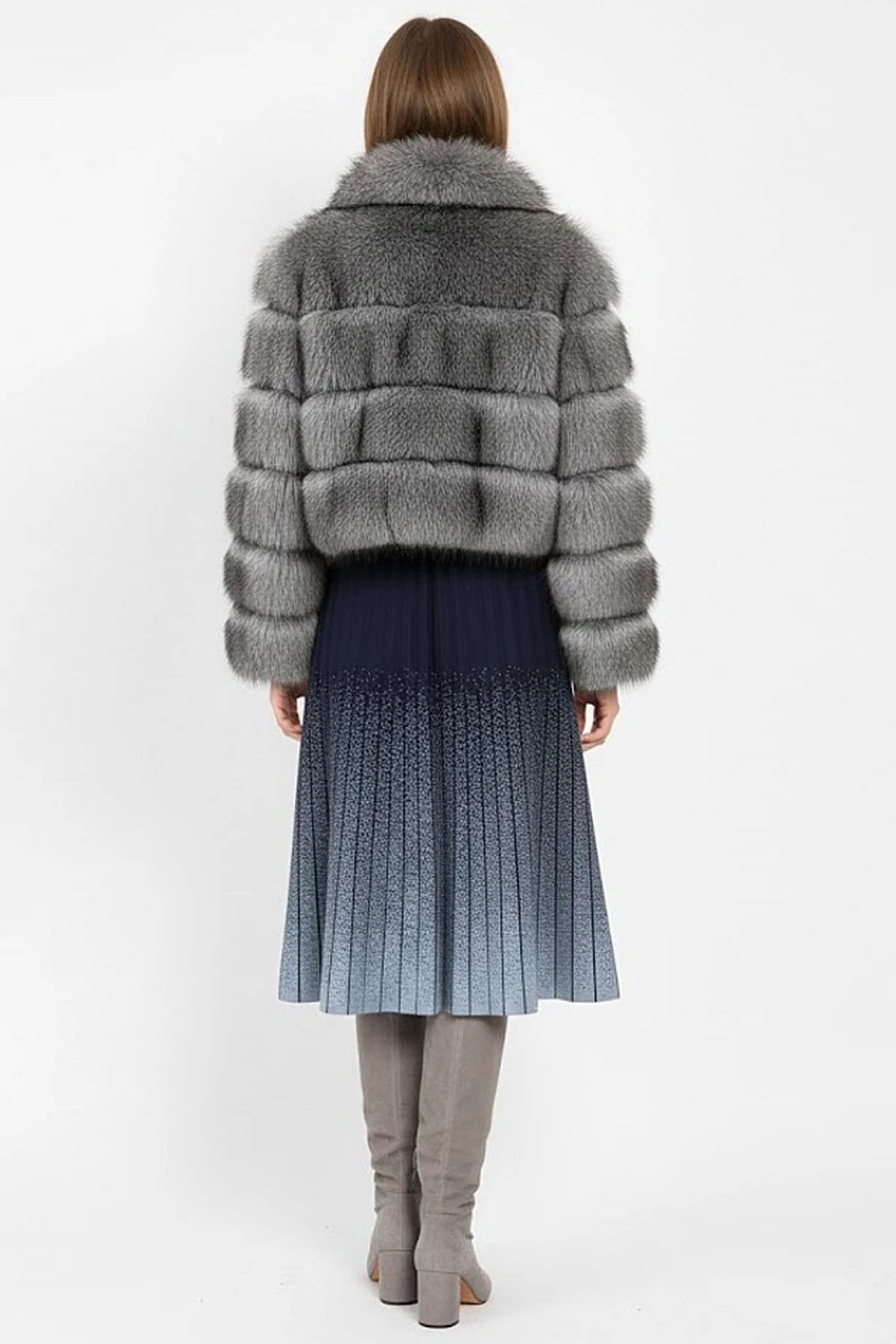 Derhy Iggy Knit Swing Midi Skirt
