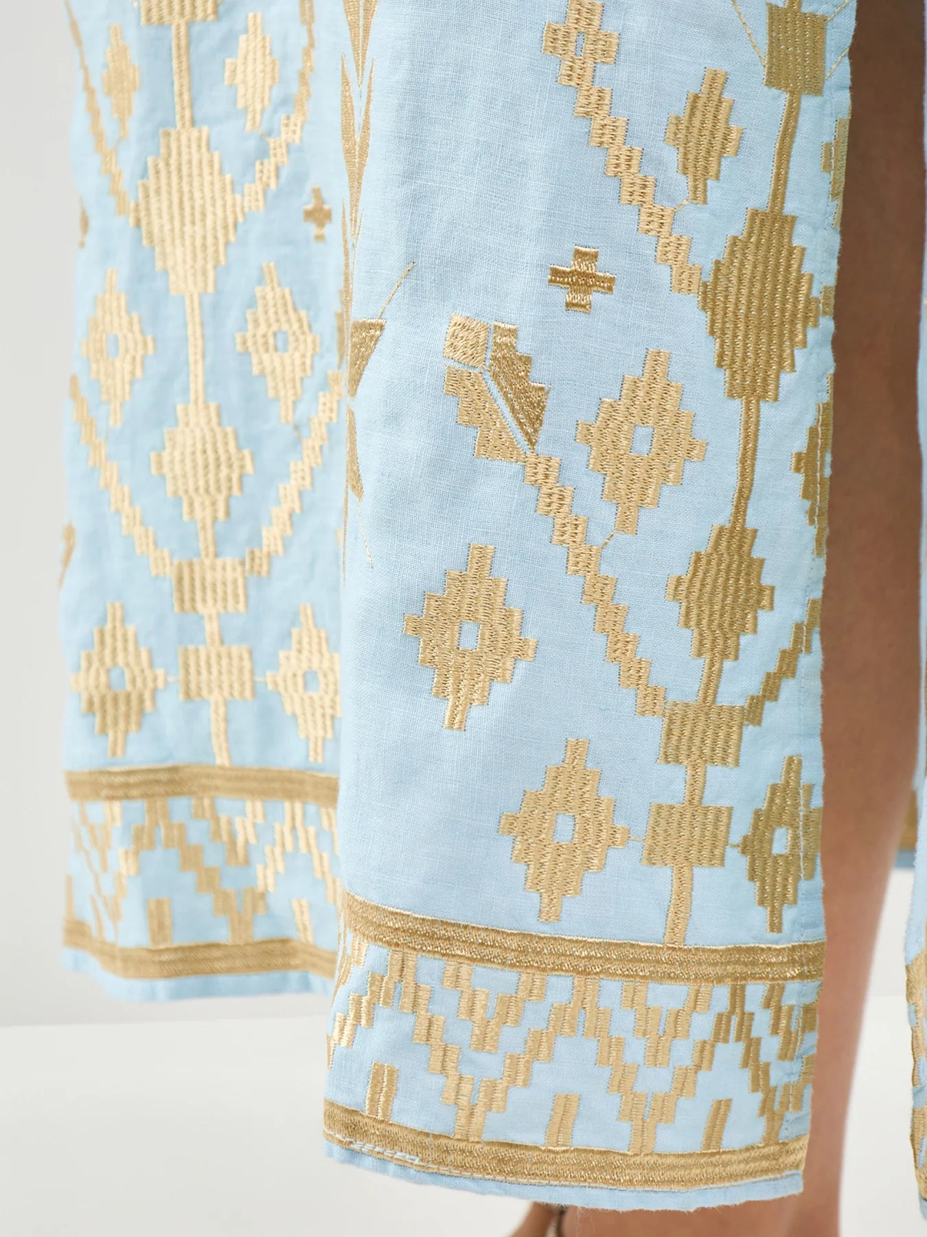 Greek Archaic Kori Maxi Linen Sundress