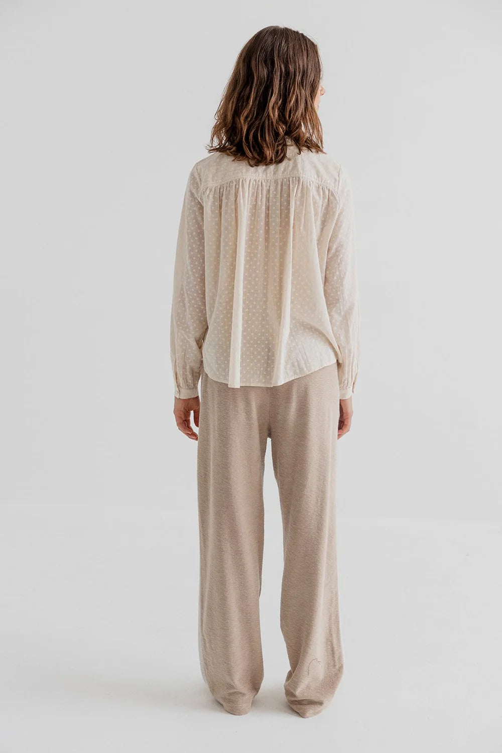 Project AJ117 Caden Round neck Cotton Blouse