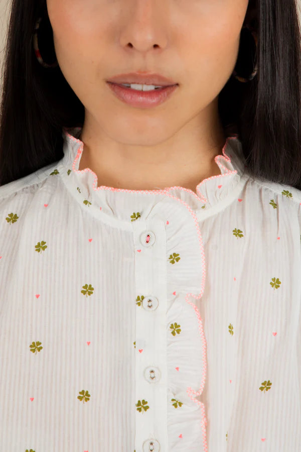 Bonte Anais Shirt Clover Neon