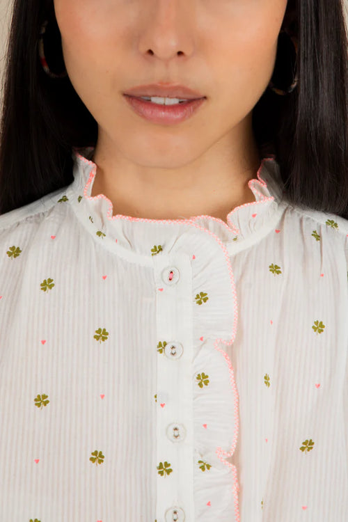 Bonte Anais Shirt Clover Neon