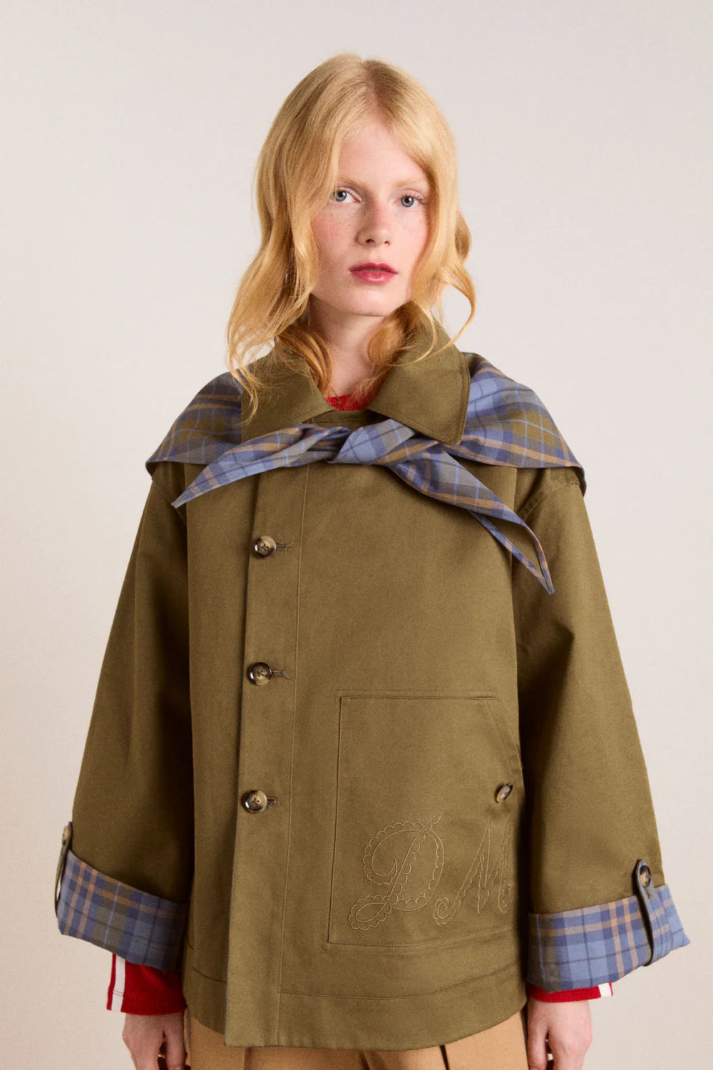 Damson Madder Jerry Reversible Crop Trench