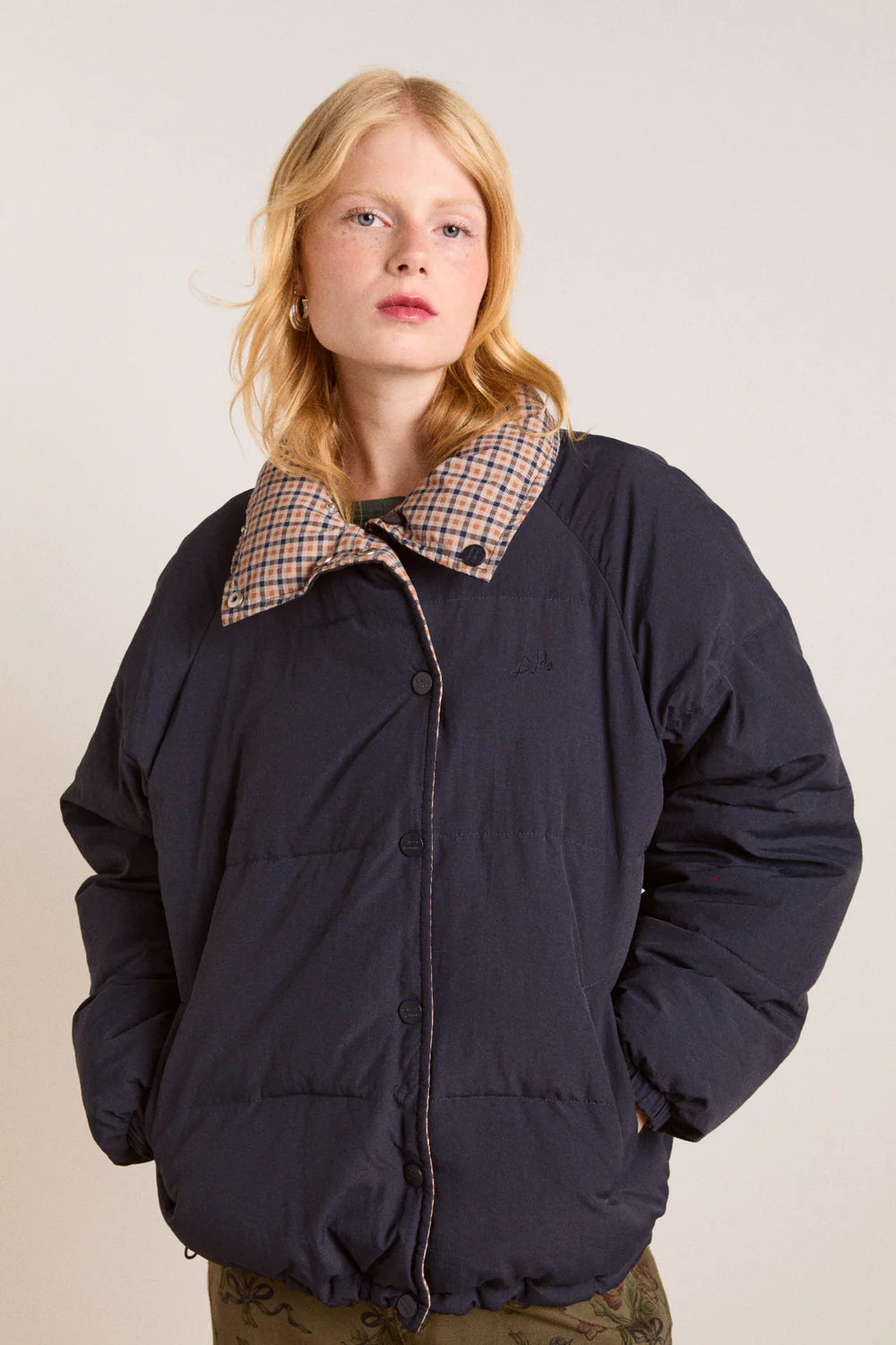 Damson Madder Reversible Opal Puffer Jacket