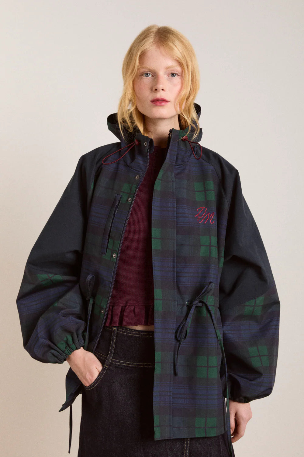 Damson Madder Liu Shower Resistant Raincoat