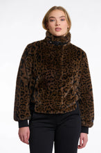 Load image into Gallery viewer, Rino &amp; Pelle Ambra Faux Leopard Fur Jacket
