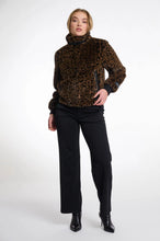 Load image into Gallery viewer, Rino &amp; Pelle Ambra Faux Leopard Fur Jacket
