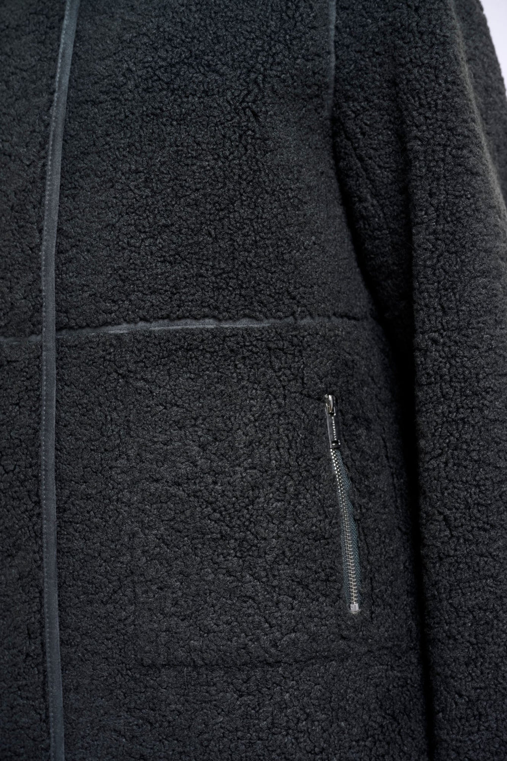 Rino & Pelle Ami Faux Sheepskin Hooded Coat