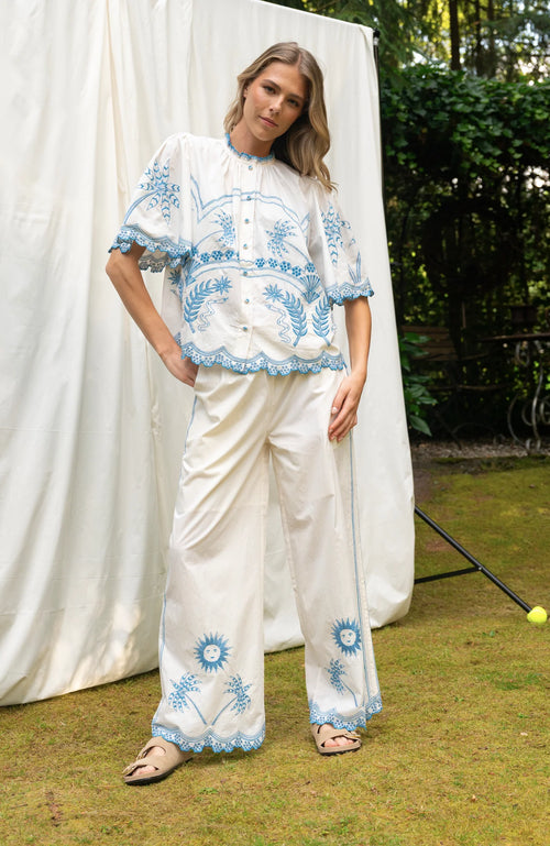 BRDR Beach Party Cutout Blouse