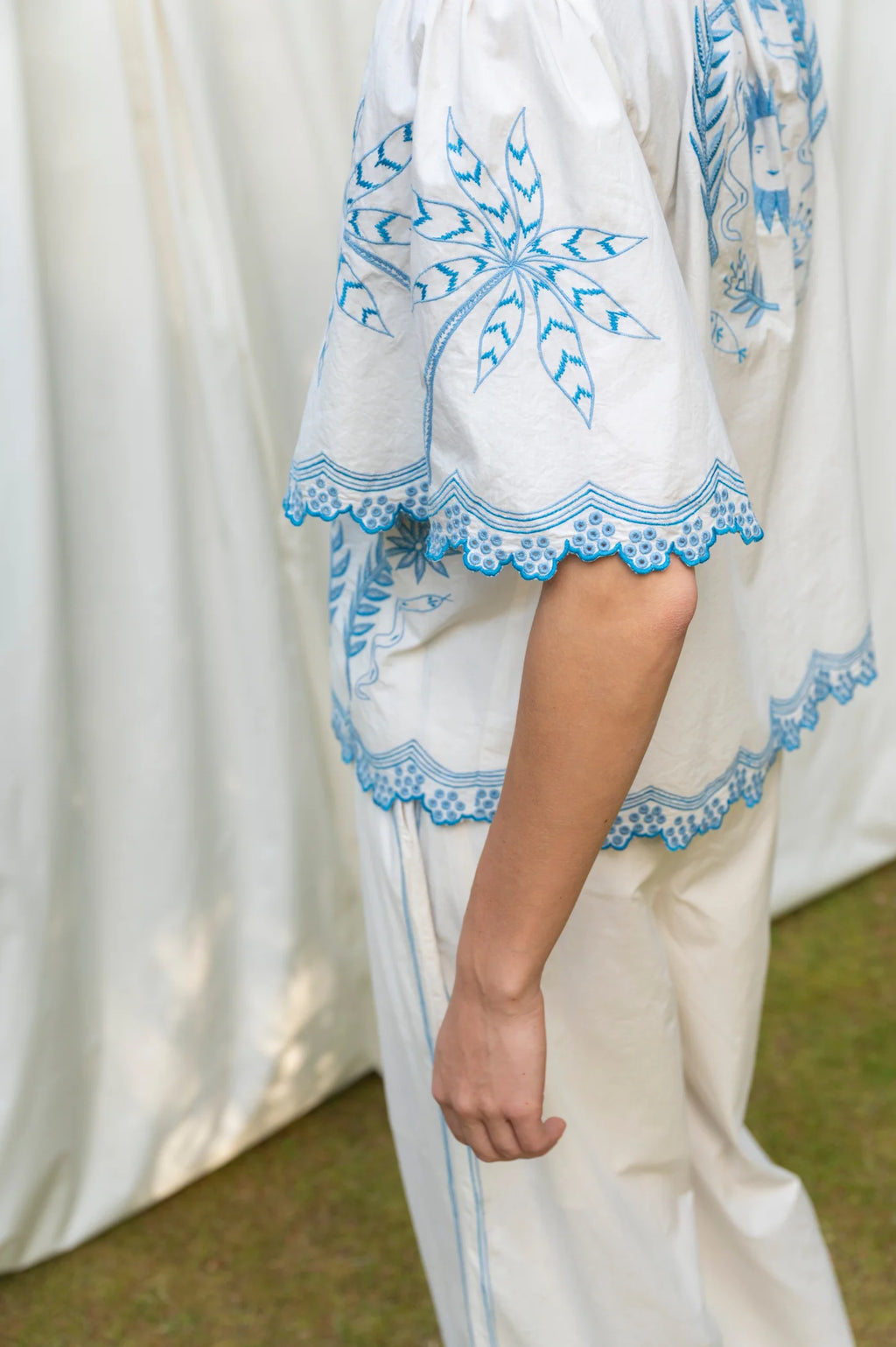 BRDR Beach Party Cutout Blouse