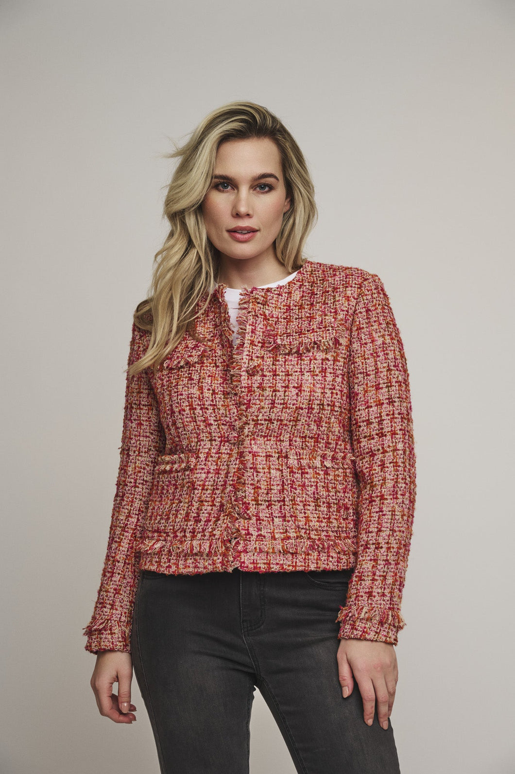 Rino & Pelle Beau Short Boucle Tweed Jacket