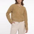 Rino & Pelle Bento Furry Zip Cardigan