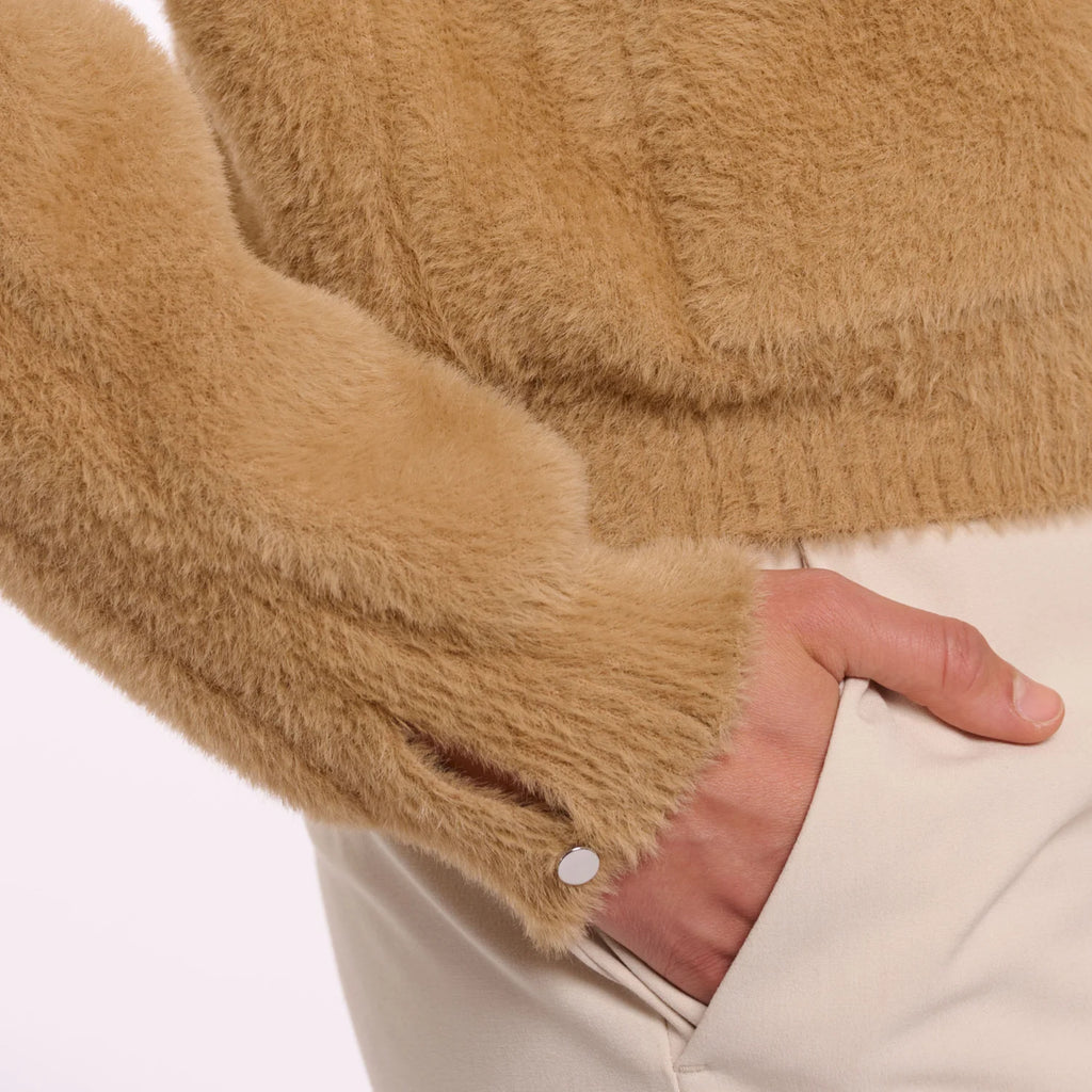Rino & Pelle Bento Furry Zip Cardigan