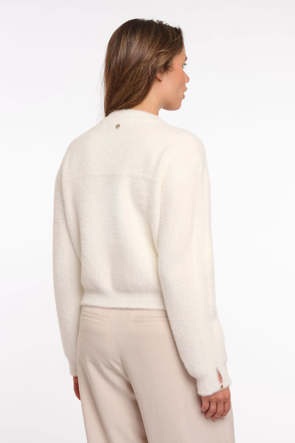 Rino & Pelle Bento Furry Zip Cardigan