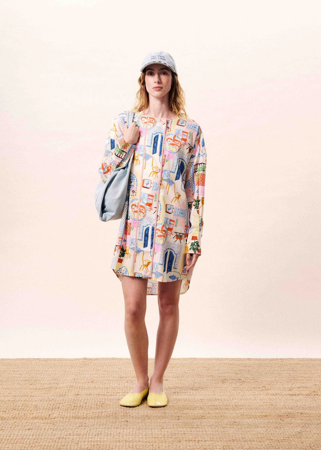 FRNCH Shannon Picnic Print Duster Coat