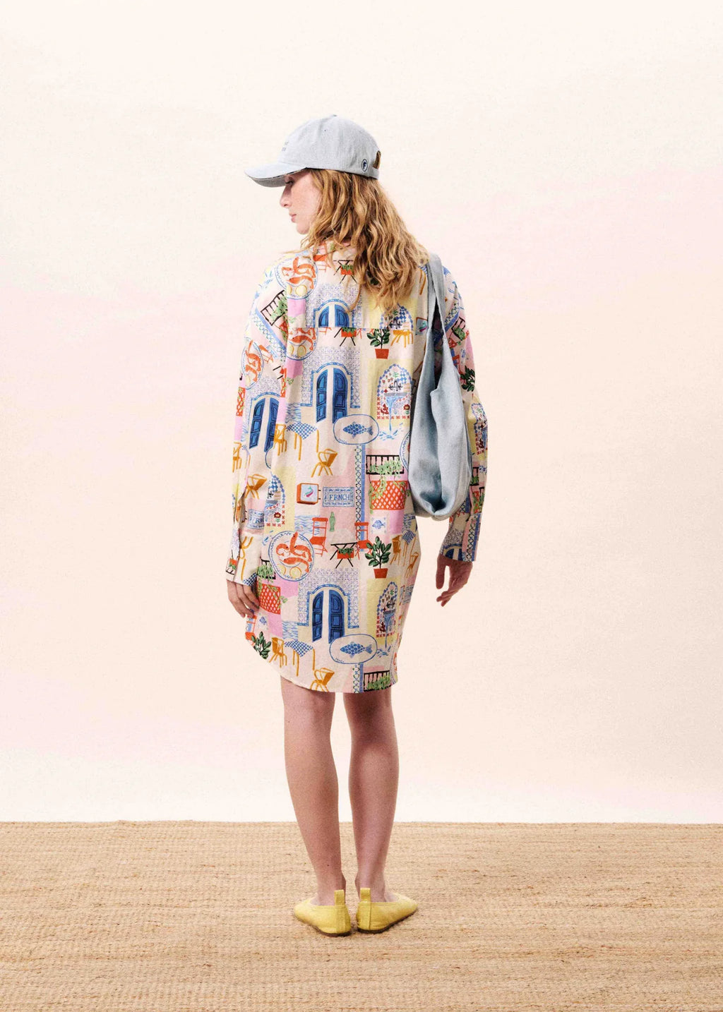 FRNCH Shannon Picnic Print Duster Coat