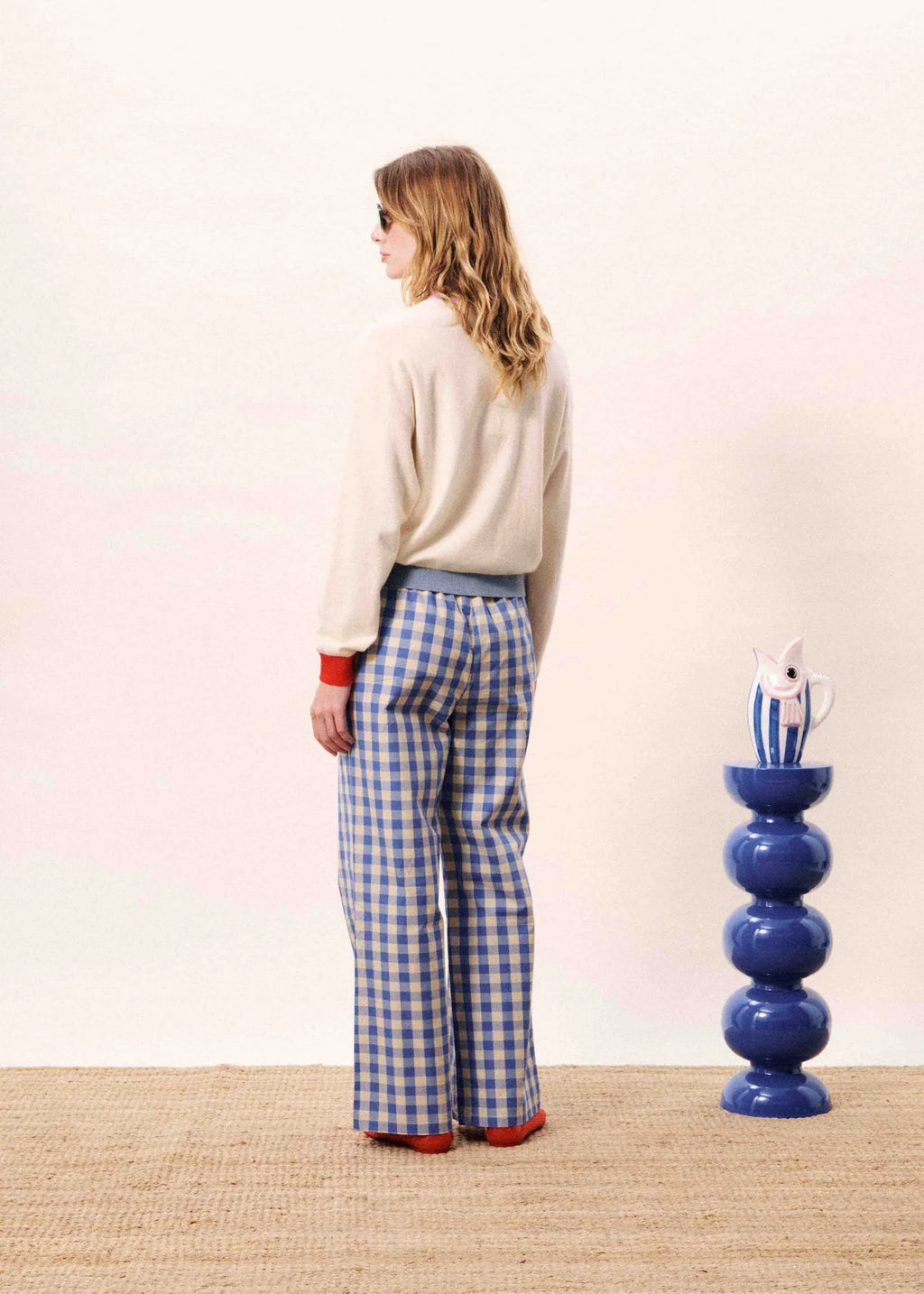 FRNCH Patrick Colour Block Cardigan