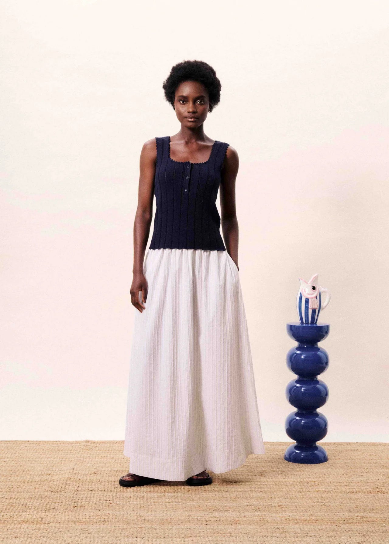 FRNCH Dundee Knit Tank Top