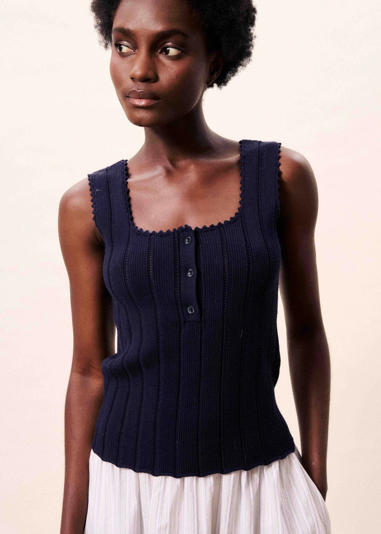 FRNCH Dundee Knit Tank Top