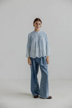 Load image into Gallery viewer, Project AJ117 Clementine Striped Cutout Blouse
