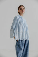 Load image into Gallery viewer, Project AJ117 Clementine Striped Cutout Blouse
