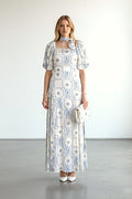 BRDR Chelsea Postcard Print Dress