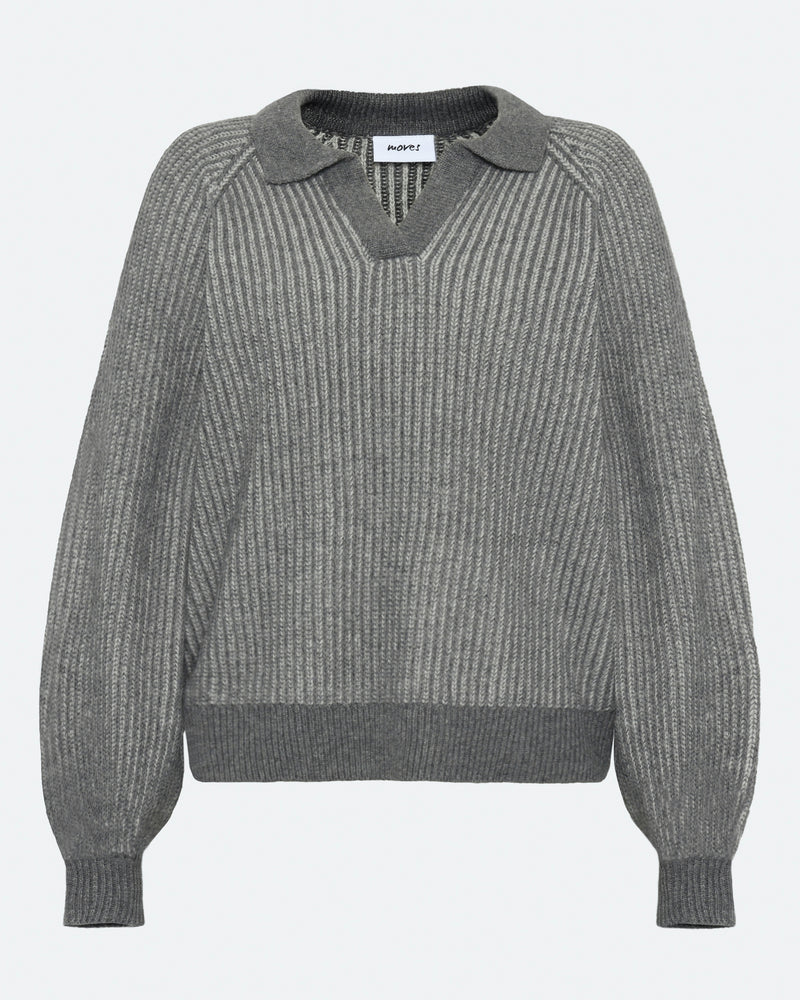 Moves Della Collared Knit Sweater