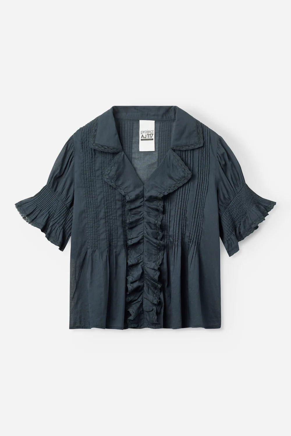 Project AJ117 Gail Cotton Collared Blouse