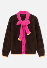 Load image into Gallery viewer, Dr Bloom Grace Neck Scarf Cardigan
