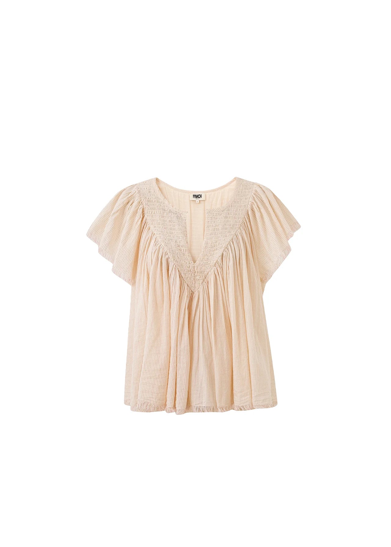 FRNCH Novaelle Raw edge Blouse