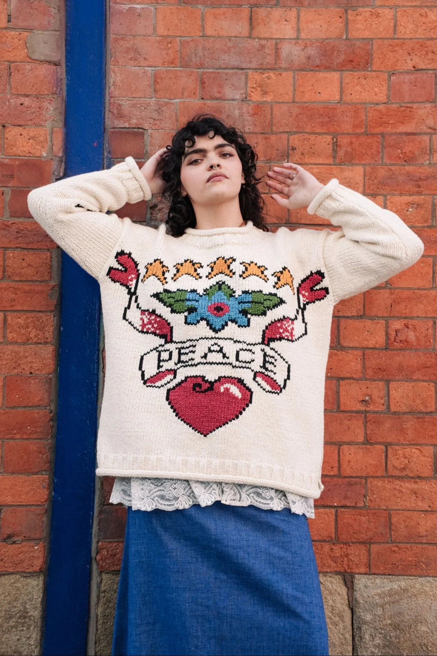 Amano Peace Cotton Pullover