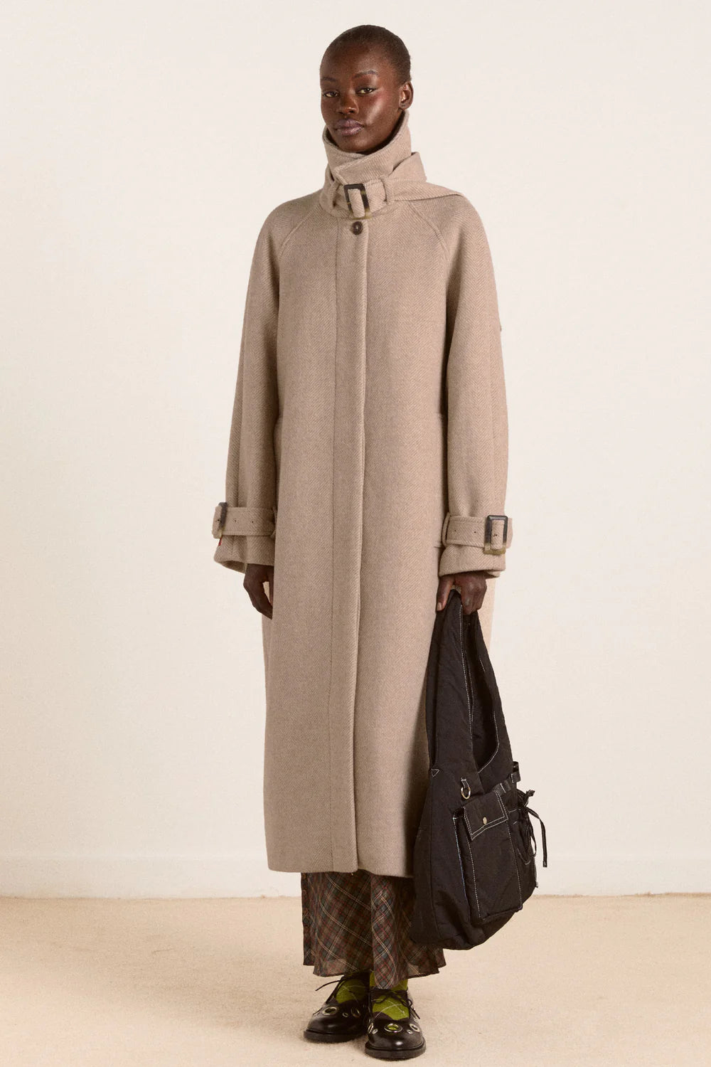 Damson Madder Jude Wool Coat